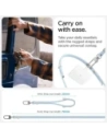 Kup Smyčky Spigen Univerzální popruh Set Crossbody & Wrist Mute Blue - SPN16520 - {ean13} - Sklep Home Screen