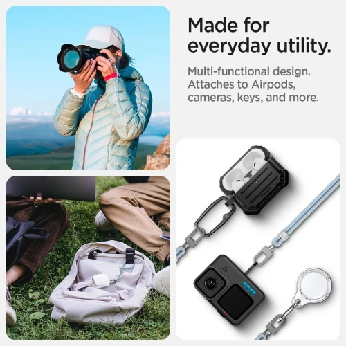 Kup Smyčky Spigen Univerzální popruh Set Crossbody & Wrist Mute Blue - SPN16520 - {ean13} - Sklep Home Screen