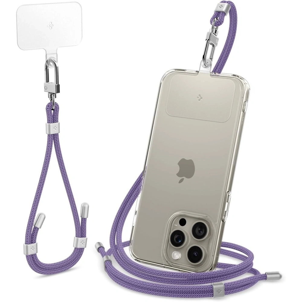 Smyczki Spigen Universal Strap Set Crossbody & Wrist Deep Purple
