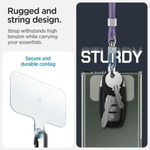 Kup Smyczki Spigen Universal Strap Set Crossbody & Wrist Deep Purple - SPN16521 - {ean13} - Sklep Home Screen