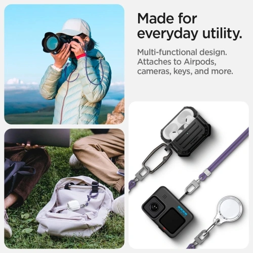 Kup Spigen Universelles Tragegurt-Set für Crossbody & Handgelenk in Dunkelpurpur - SPN16521 - {ean13} - Sklep Home Screen