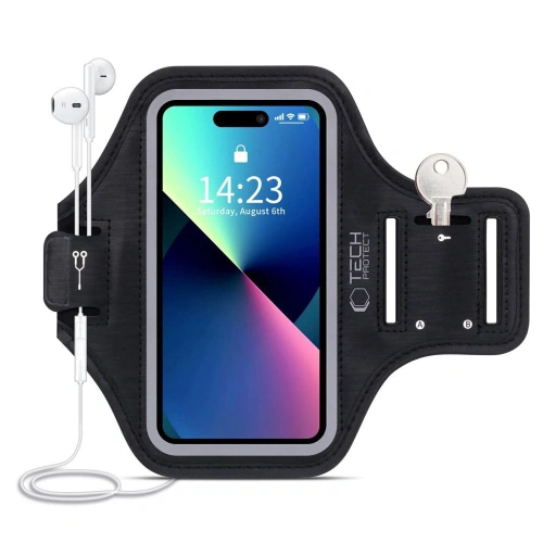 Kup Uchwyt na ramię Tech-Protect M4 Universal Sport Armband Black - THP3413 - {ean13} - Sklep Home Screen