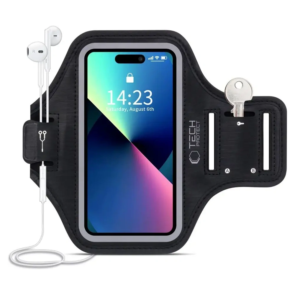 Uchwyt na ramię Tech-Protect M4 Universal Sport Armband Black