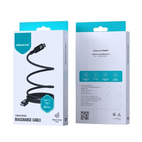 Kup Kábel Nillkin Adatkábel MagCharge USB-C PD 100W fekete - NLK1632 - {ean13} - Sklep Home Screen