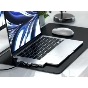 Hub Satechi Pro Hub Slim z podwójnym USB-C do MacBook (USB 4, HDMI, 2xUSB-A, SD/microSD, USB-C) (silver)