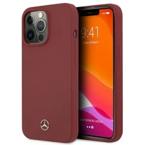 Kup Mercedes MEHCP13XSILRE Apple iPhone 13 Pro Max Hartschale Silikonlinie rot - MRS124 - {ean13} - Sklep Home Screen