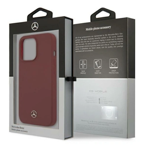 Kup Etui Mercedes MEHCP13XSILRE Apple iPhone 13 Pro Max hardcase Silicone Line czerwony/red - MRS124 - {ean13} - Sklep Home Screen