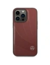 Kup Mercedes MEHCP14L8ROLR Apple iPhone 14 Pro Hartschale Leder Wellenmuster rot - MRS127 - {ean13} - Sklep Home Screen