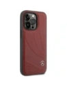 Kup Mercedes MEHCP14L8ROLR Apple iPhone 14 Pro Hartschale Leder Wellenmuster rot - MRS127 - {ean13} - Sklep Home Screen