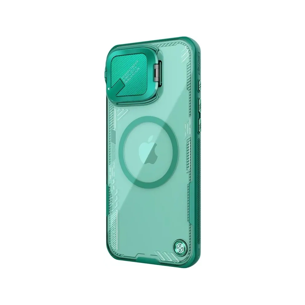 Etui Nillkin Iceblade Prop Magnetic Case Apple iPhone 16 Pro Max green/zielony