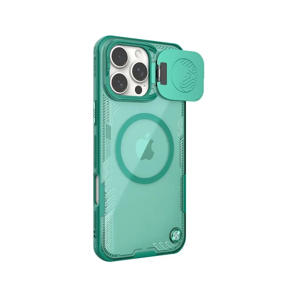 Etui Nillkin Iceblade Prop Magnetic Case Apple iPhone 16 Pro Max green/zielony