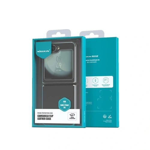 Kup Nillkin Camshield Flip Leder Samsung Galaxy Z Flip 6 schwarz - NLK1646 - {ean13} - Sklep Home Screen