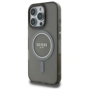 Kup Guess GUHMP16LHFGEREK Apple iPhone 16 Pro Hardcase IML Glitter Circle MagSafe schwarz - GUE4081 - {ean13} - Sklep Home Screen
