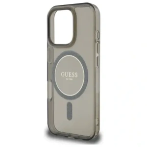 Kup Guess GUHMP16LHFGEREK Apple iPhone 16 Pro Hardcase IML Glitter Circle MagSafe schwarz - GUE4081 - {ean13} - Sklep Home Screen