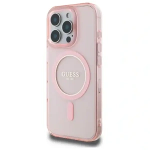 Kup Etui Guess GUHMP16LHFGEREP Apple iPhone 16 Pro hardcase IML Glitter Circle MagSafe różowy/pink - GUE4082 - {ean13} - Sklep Home Screen