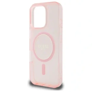 Kup Etui Guess GUHMP16LHFGEREP Apple iPhone 16 Pro hardcase IML Glitter Circle MagSafe różowy/pink - GUE4082 - {ean13} - Sklep Home Screen