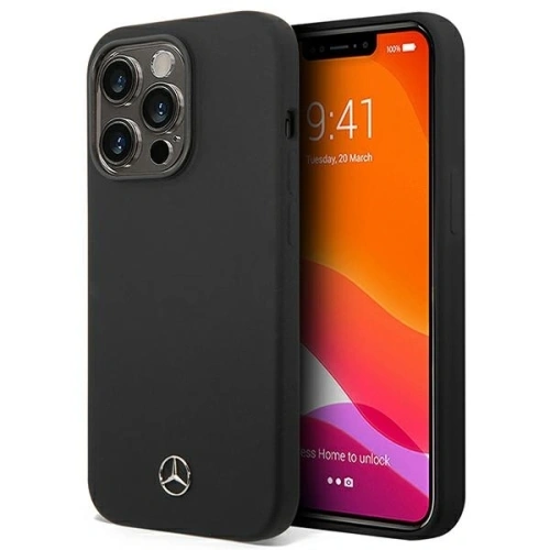 Kup Mercedes MEHCP14LSILBK Apple iPhone 14 Pro Hardcase Silikonlinie schwarz - MRS131 - {ean13} - Sklep Home Screen