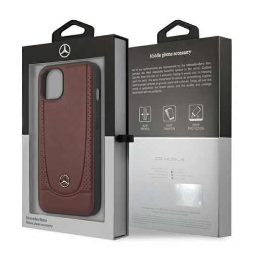 Kup Etui Mercedes MEHCP14MARMRE Apple iPhone 14 Plus / 15 Plus hardcase Leather Urban Bengale czerwony/red - MRS133 - {ean13} - Sklep Home Screen