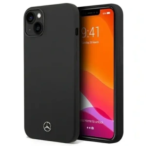 Buy Mercedes MEHCP14MSILBK Apple iPhone 14 Plus / 15 Plus hardcase Silicone Line black - MRS134 - {ean13} - Home Screen Store Europe