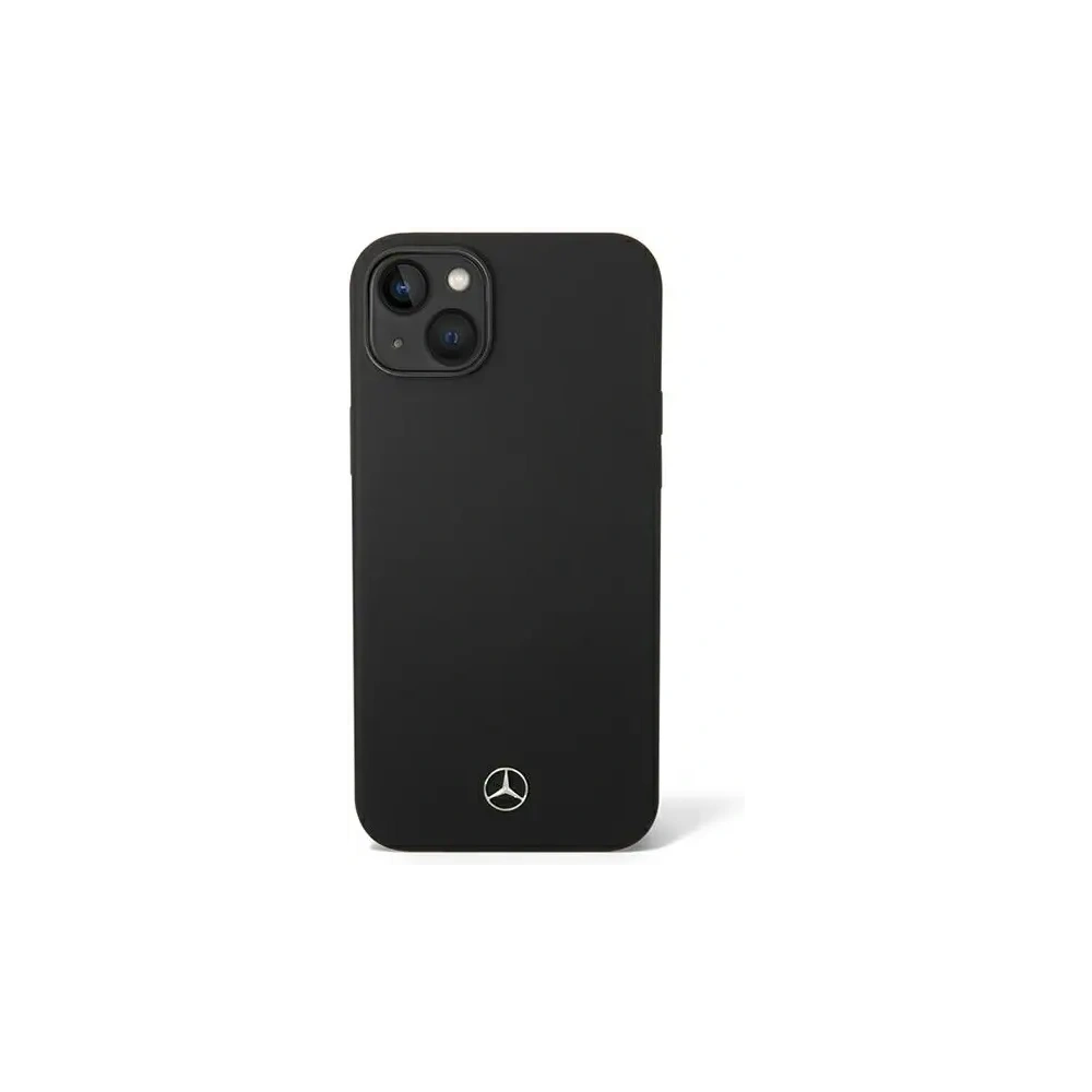 Etui Mercedes MEHCP14MSILBK Apple iPhone 14 Plus / 15 Plus hardcase Silicone Line czarny/black