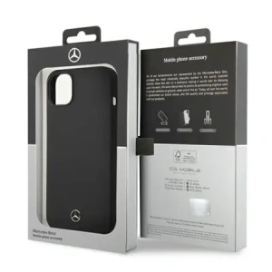 Kup Mercedes MEHCP14MSILBK Apple iPhone 14 Plus / 15 Plus Hardcase Silikonlinie schwarz - MRS134 - {ean13} - Sklep Home Screen