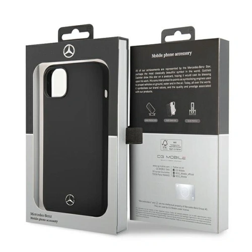 Kup Etui Mercedes MEHCP14MSILBK Apple iPhone 14 Plus / 15 Plus hardcase silikonová řada černá/black - MRS134 - {ean13} - Sklep Home Screen