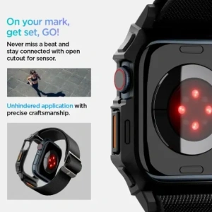 Kup Etui Spigen Lite Fit Pro Apple Watch 10 46mm Matte Black - SPN16523 - {ean13} - Sklep Home Screen