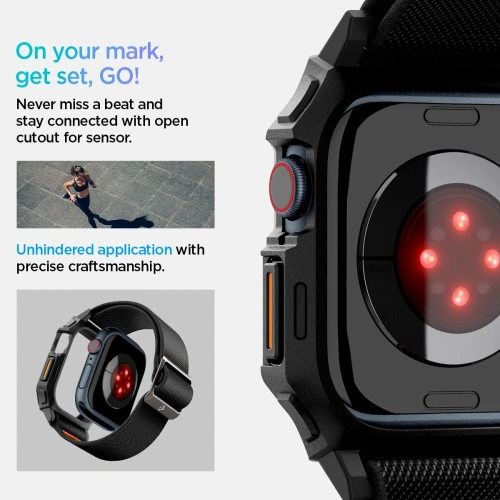 Buy Spigen Lite Fit Pro Apple Watch 10 46mm Matte Black - SPN16523 - {ean13} - Home Screen Store Europe