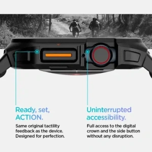 Kup Etui Spigen Lite Fit Pro Apple Watch 10 46mm Matte Black - SPN16523 - {ean13} - Sklep Home Screen