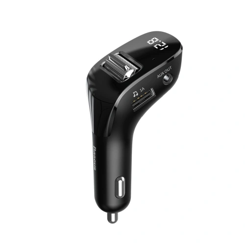 Kup Transmiter FM Baseus Streamer F40, AUX, Bluetooth 5.0, 2x USB, 3A (černý) - BSU1290BLK - {ean13} - Sklep Home Screen