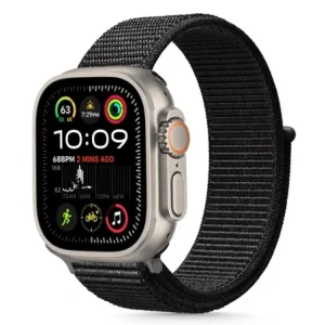 Kup Tech-Protect Nylon Apple Watch 6 / 7 / 8 / 9 / 10 / SE / Ultra 1 / 2 44/45/46/49mm Schwarz - THP3416 - {ean13} - Sklep Home Screen