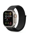 Tech-Protect Nylon Apple Watch 6 / 7 / 8 / 9 / 10 / SE / Ultra 1 / 2 44/45/46/49mm Fekete