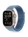 Tech-Protect Nylon Apple Watch 6 / 7 / 8 / 9 / 10 / SE / Ultra 1 / 2 44/45/46/49mm Albastru Bebeluș