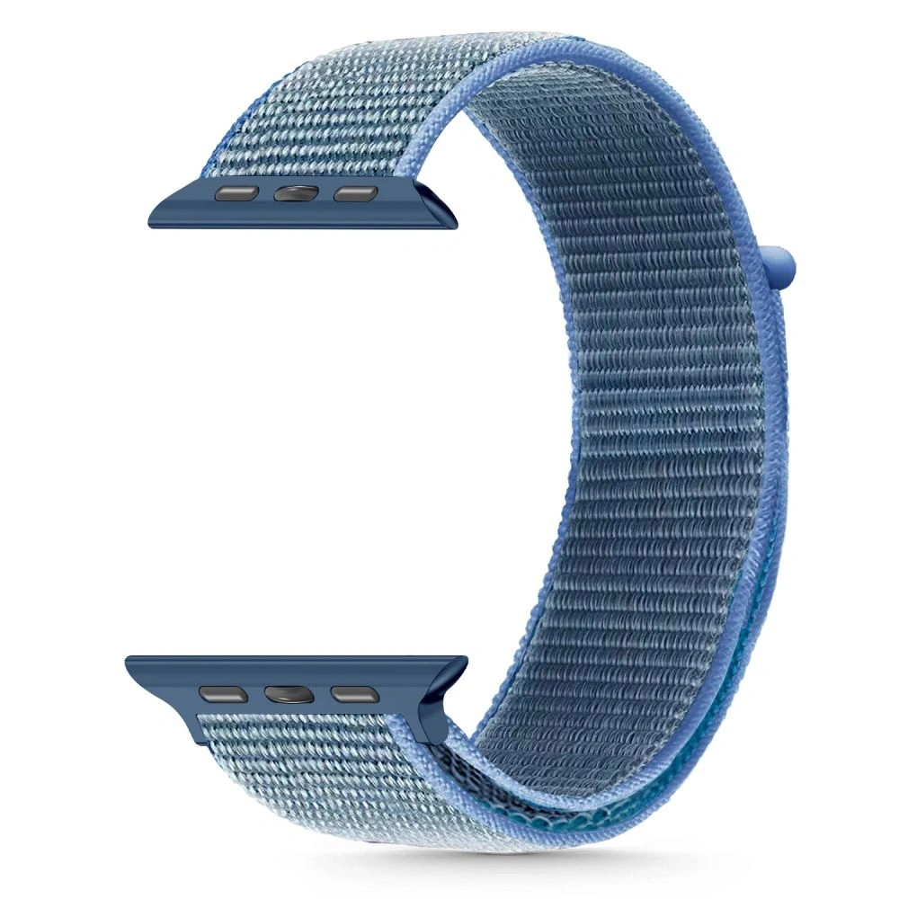 Pasek Tech-Protect Nylon Apple Watch 6 / 7 / 8 / 9 / 10 / SE / Ultra 1 / 2 44/45/46/49mm Baby Blue