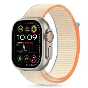 Kup Tech-Protect Nylon Apple Watch 6 / 7 / 8 / 9 / 10 / SE 40/41/42mm Creme - THP3419 - {ean13} - Sklep Home Screen