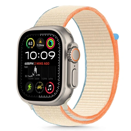 Kup Tech-Protect Nylon Apple Watch 6 / 7 / 8 / 9 / 10 / SE 40/41/42mm Crem - THP3419 - {ean13} - Sklep Home Screen