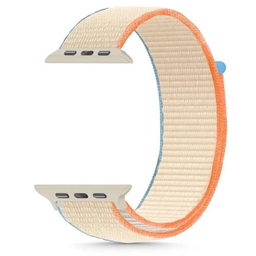 Kup Tech-Protect Nylon Apple Watch 6 / 7 / 8 / 9 / 10 / SE 40/41/42mm Crem - THP3419 - {ean13} - Sklep Home Screen