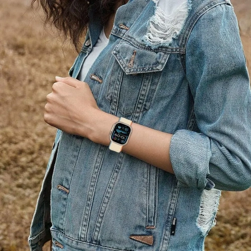 Kup Tech-Protect Nylon Apple Watch 6 / 7 / 8 / 9 / 10 / SE 40/41/42mm Crem - THP3419 - {ean13} - Sklep Home Screen