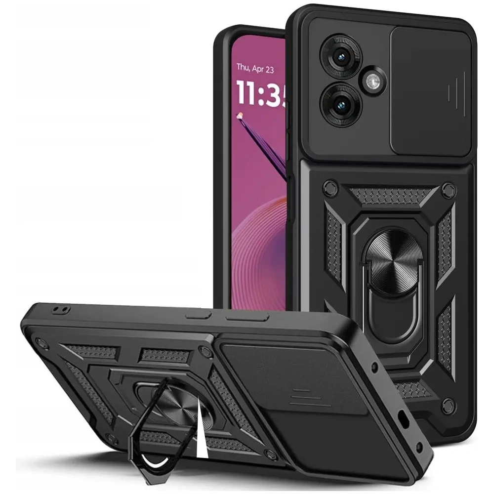 Etui Tech-Protect Camshield Pro Motorola Moto G55 5G Black