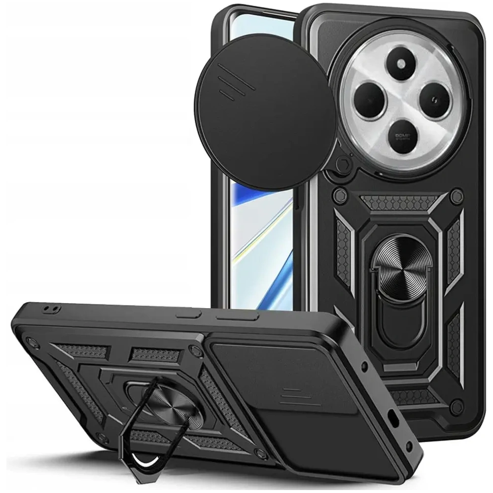 Etui Tech-Protect Camshield Pro Xiaomi Redmi 14C Black