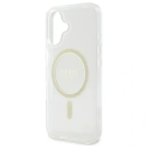 Kup Guess GUHMP16MHFGERET Apple iPhone 16 Plus hardcase IML Glitter Circle MagSafe transparent - GUE4083 - {ean13} - Sklep Home Screen