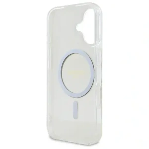 Kup Guess GUHMP16MHFGERET Apple iPhone 16 Plus hardcase IML Glitter Circle MagSafe transparent - GUE4083 - {ean13} - Sklep Home Screen
