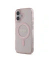 Kup Etui Guess GUHMP16SHFGEREP Apple iPhone 16 hardcase IML Glitter Circle MagSafe różowy/pink - GUE4086 - {ean13} - Sklep Home Screen