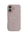 Kup Etui Guess GUHMP16SHFGEREP Apple iPhone 16 hardcase IML Glitter Circle MagSafe różowy/pink - GUE4086 - {ean13} - Sklep Home Screen