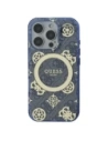 Buy Guess GUHMP16XH4PYEEB Apple iPhone 16 Pro Max hardcase IML Peony On 4G Background MagSafe blue - GUE4087 - {ean13} - Home Screen Store Europe
