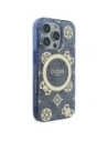 Buy Guess GUHMP16XH4PYEEB Apple iPhone 16 Pro Max hardcase IML Peony On 4G Background MagSafe blue - GUE4087 - {ean13} - Home Screen Store Europe