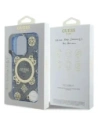 Buy Guess GUHMP16XH4PYEEB Apple iPhone 16 Pro Max hardcase IML Peony On 4G Background MagSafe blue - GUE4087 - {ean13} - Home Screen Store Europe