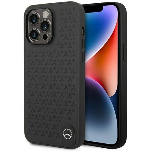 Kup Etui Mercedes MEHCP14X8REMPK Apple iPhone 14 Pro Max hardcase kožené s vzorem hvězd černé/black - MRS138 - {ean13} - Sklep Home Screen