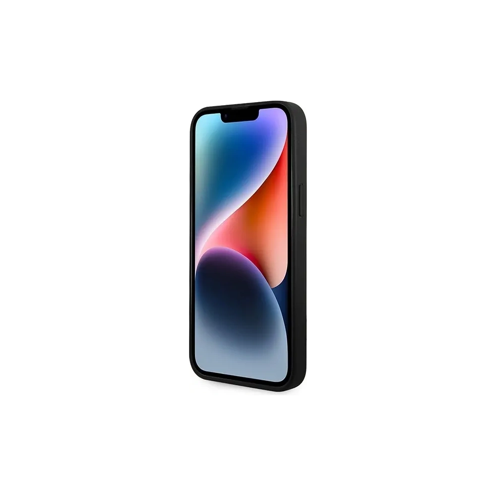 Etui Mercedes MEHCP14X8REMPK Apple iPhone 14 Pro Max hardcase Leather Stars Pattern czarny/black