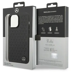 Kup Mercedes MEHCP14X8REMPK Apple iPhone 14 Pro Max Hardcase Leder Sterne Muster schwarz - MRS138 - {ean13} - Sklep Home Screen